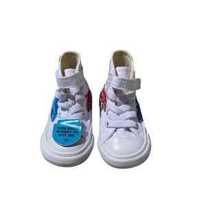 Converse High Tops with Lizards shoes, size 4